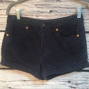 Forever 21 Denim Polka Dot Shorts.
